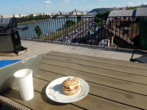 A Rooftop near Danube and Margareth island